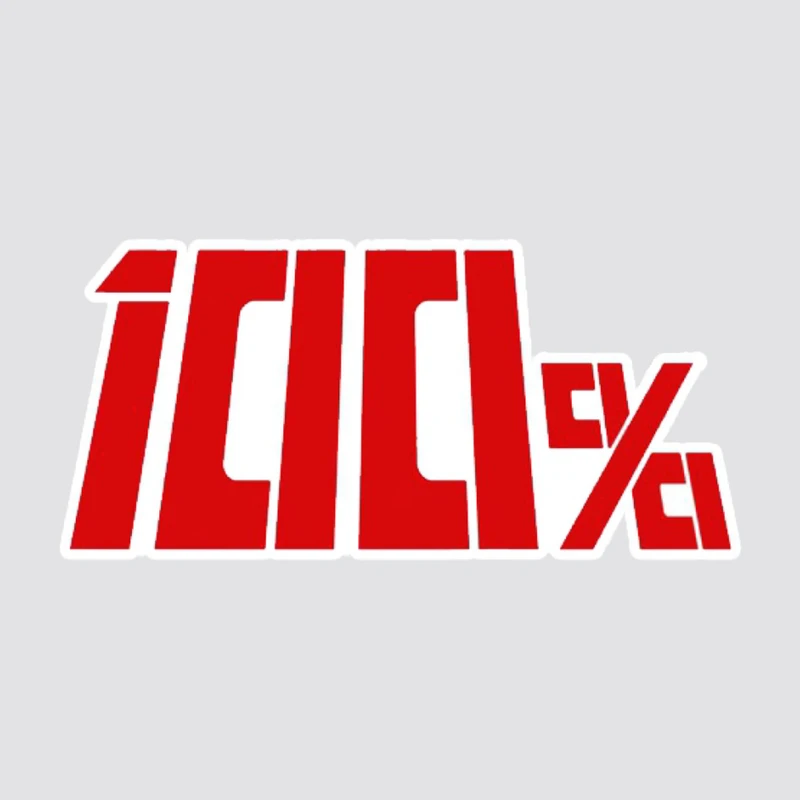 استیکر لپ تاپ پیکسل میکسل مدل انیمه mob psycho 100
