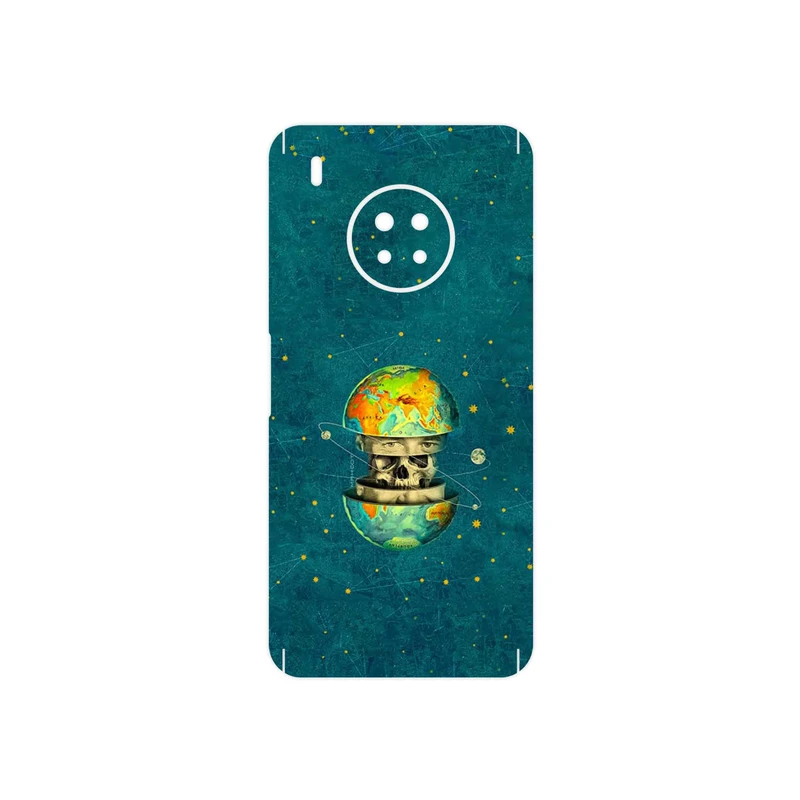 برچسب پوششی ماهوت مدل Collage of Earth Face مناسب برای گوشی موبایل هوآوی Y9a