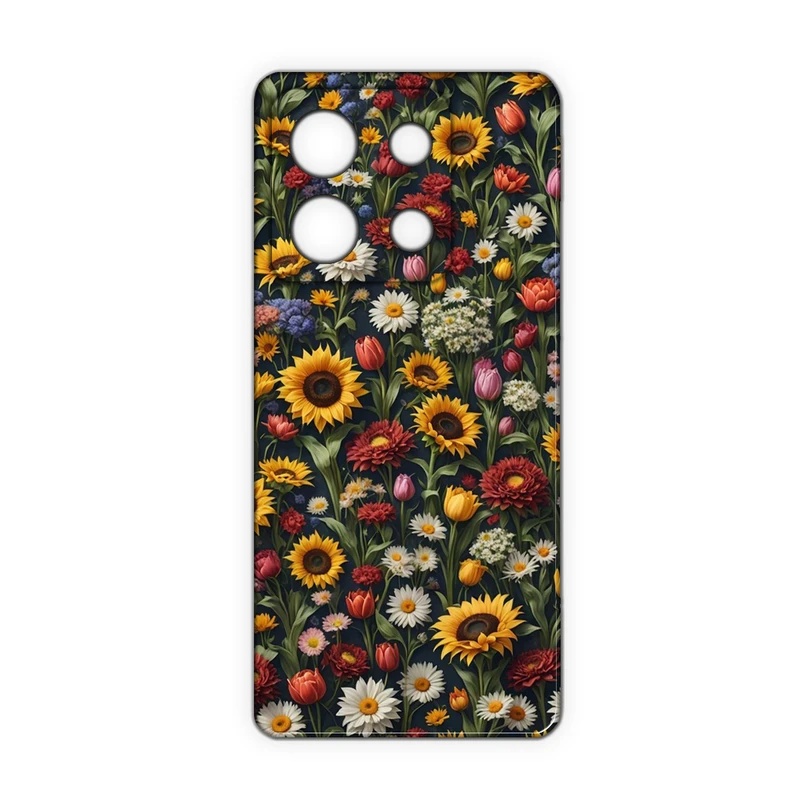 کاور مدل گل کد 330 مناسب برای گوشی موبایل شیائومی Redmi Note 13 Pro 4G / Poco M6 Pro 4G