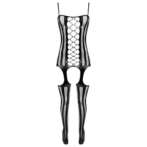 لباس خواب زنانه ماییلدا مدل یکسره فانتزی کد 3684-L021 رنگ مشکی