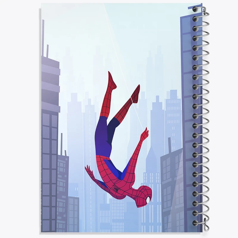 دفتر مشق 100 برگ خندالو طرح مرد عنکبوتی (Spider Man) کد F1090
