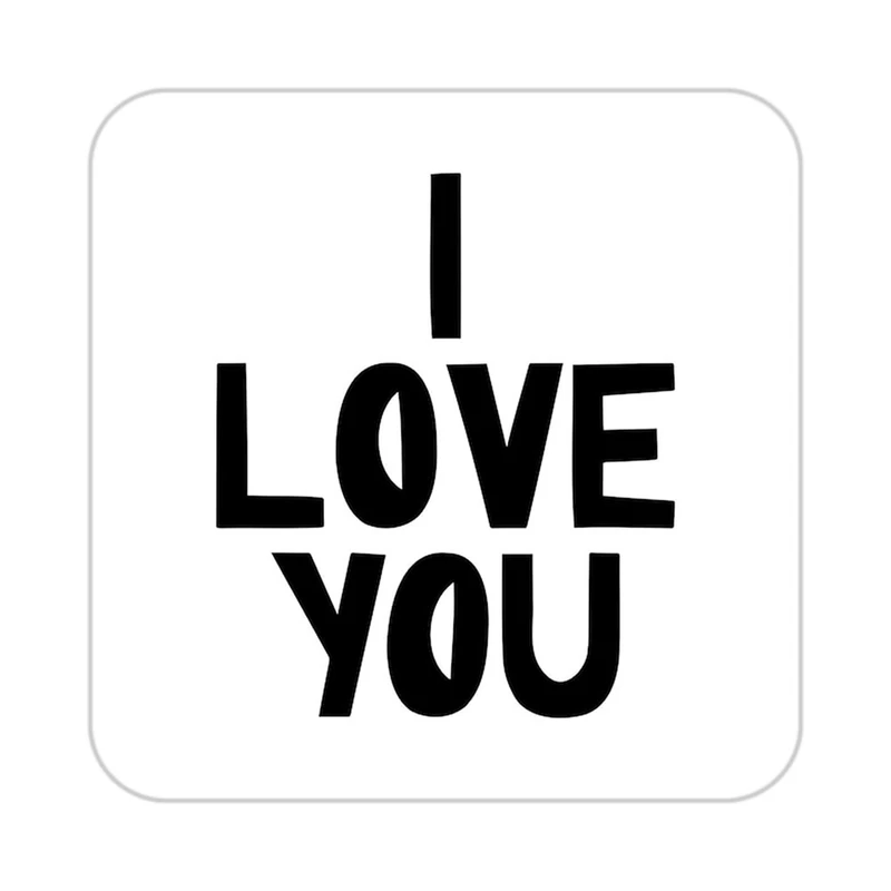 زیر لیوانی کاکتی طرح عاشقانه مدل mp37119