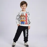 ست سویشرت و شلوار راحتی پسرانه مدل لبوبو کد 1019