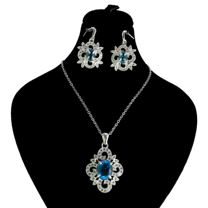 نیم ست نقره زنانه کد AV135 نیم ست نقره زنانه کد AV135