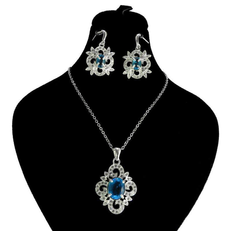 نیم ست نقره زنانه کد AV135 نیم ست نقره زنانه کد AV135