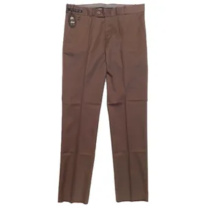 شلوار مردانه مدل کجراه رنگ شکلاتی