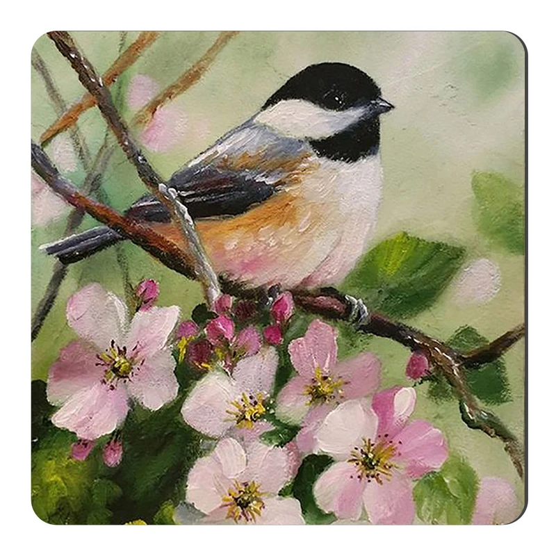 مگنت طرح پرنده و شکوفه کد wmg3862 