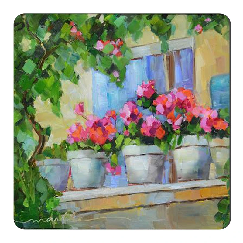 مگنت طرح نقاشی گل و گلدان کد wmg4290