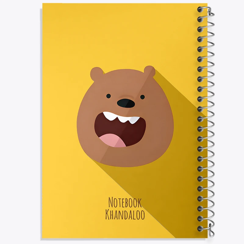 دفتر لیست خرید 50 برگ خندالو طرح سه خرس کله پوک کد N4911