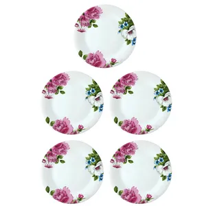 بشقاب غذاخوری نسترن مدل 403 بسته 5 عددی