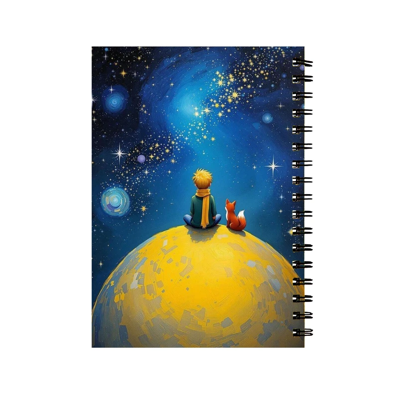 دفتر مشق 50 برگ طرح شازده کوچولو کد 004