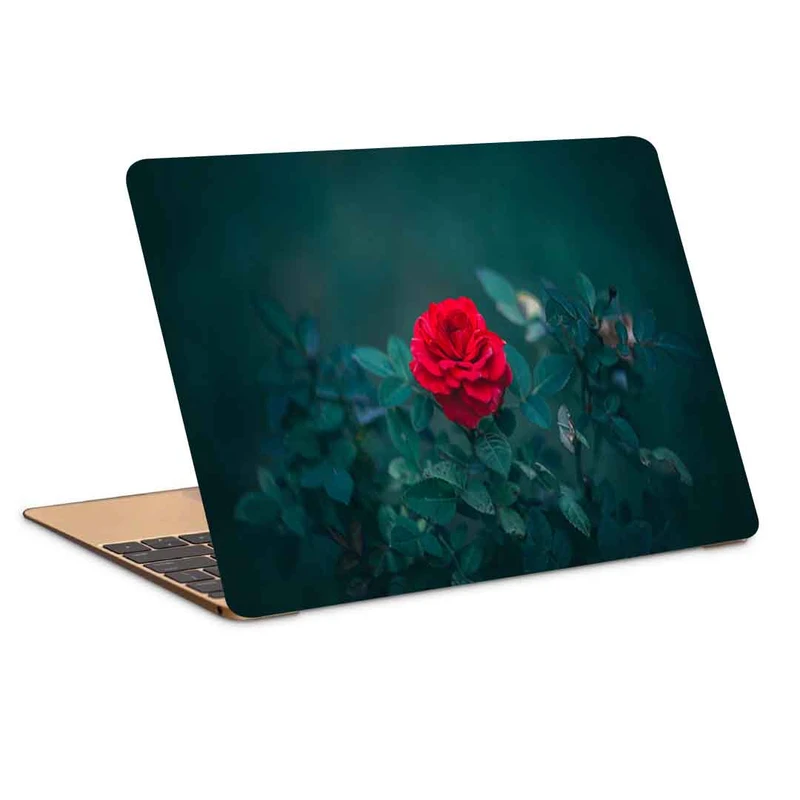 استیکر لپ تاپ طرح rose bud red کد P-937 مناسب برای لپ تاپ 15.6 اینچ