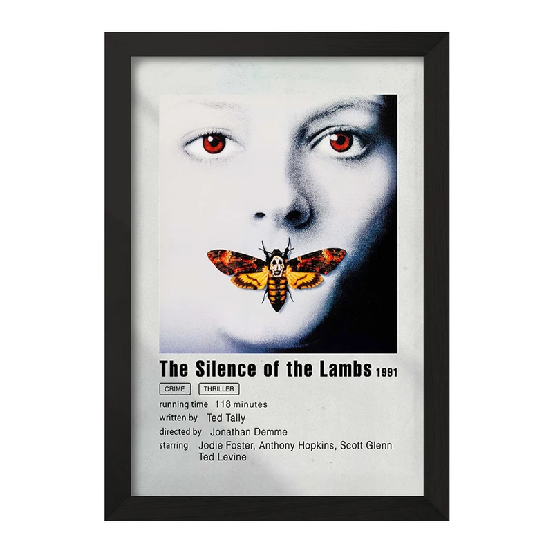 تابلو خندالو مدل سکوت بره‌ها (The Silence of the Lambs) کد F11312