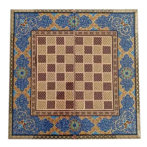 صفحه شطرنج خاتم کاری مدل تذهیب کد GM-5050
