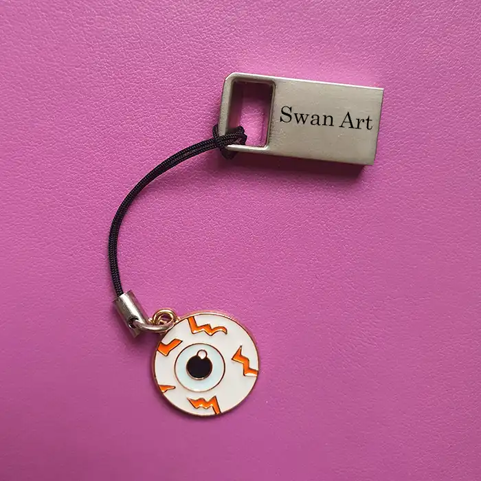 بند نگهدارنده فلش مموری طرح هالووین مجموعه سه عددی