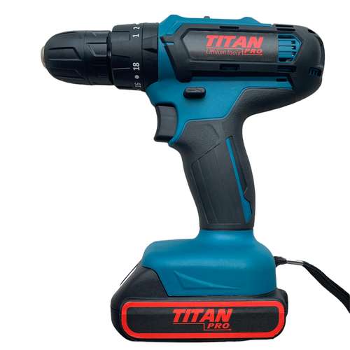 دریل پیچ گوشتی چکشی شارژی تیتان پرو مدل 130C-M18