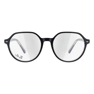 فریم عینک طبی گرد ری بن مدل 0RB5395-F-2034 مناسب برای صورت مستطیل، مربع، قلب و لوزی