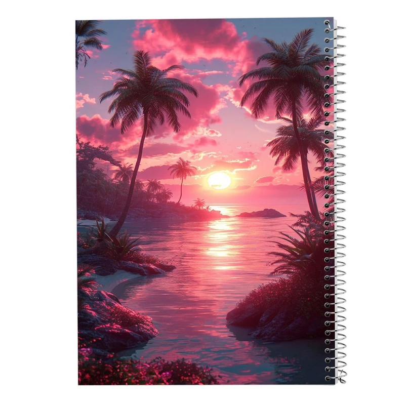 دفتر نقاشی 50 برگ مدوپد مدل درخت نخل کد DF15204