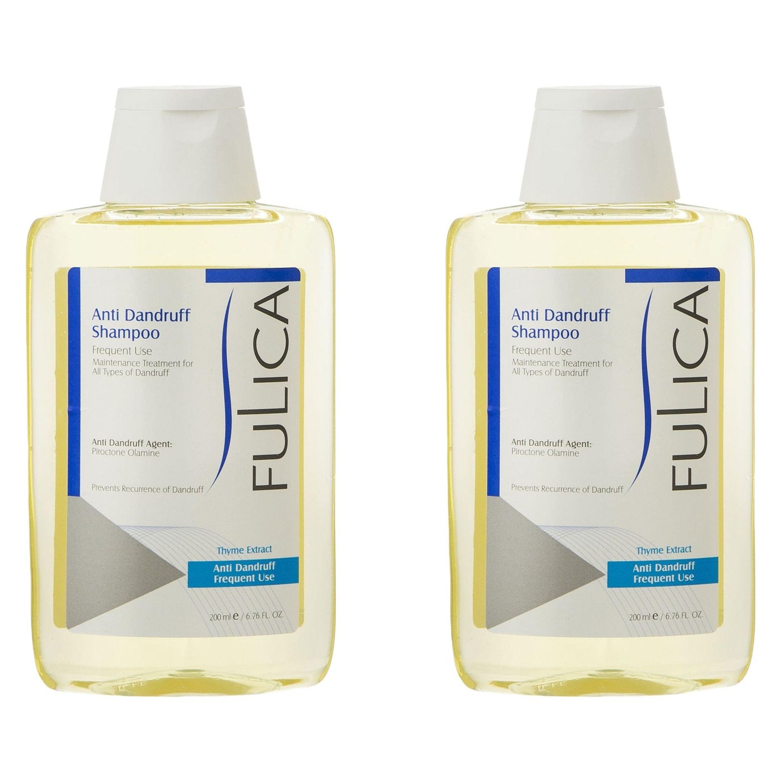 شامپو ضد شوره مو روزانه فولیکا مناسب موهای معمولی حجم 200 میلی لیتر بسته 2 عددی - - 1