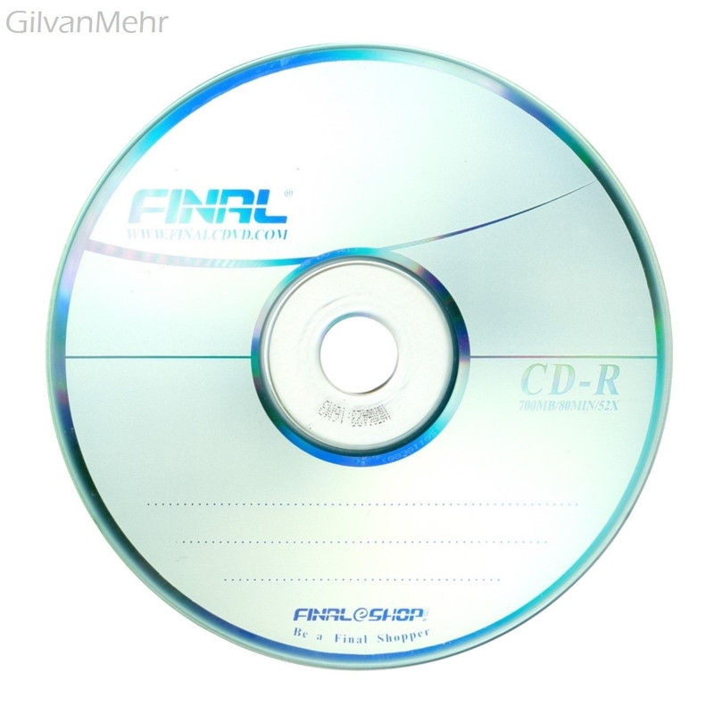 سی دی خام فینال مدل G-F10 بسته 10 عددی