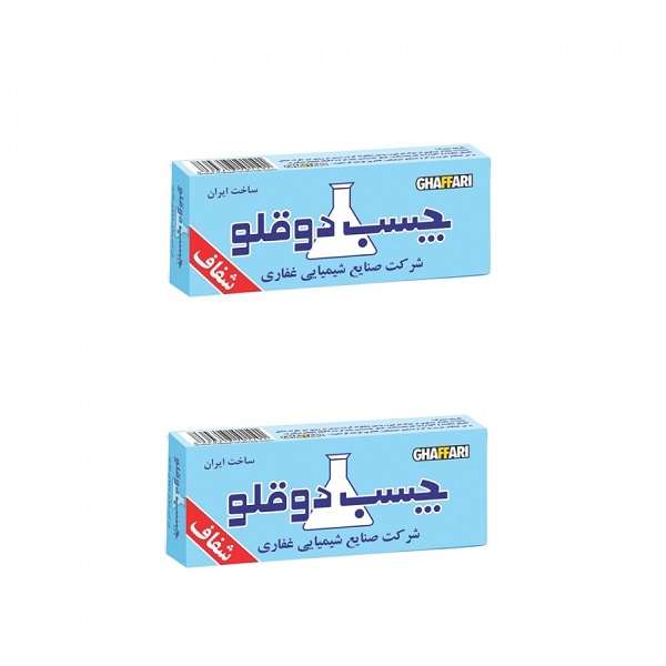 چسب دوقلو غفاری کد 1508 بسته 2 عددی چسب دوقلو غفاری کد 1508 بسته 2 عددی