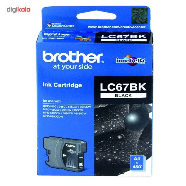 کارتریج پرینتر برادر LC67BK ( مشکی ) main 1 1