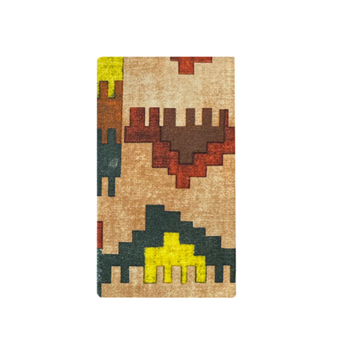 تقویم جیبی سال 1404مدل لبه طلایی طرح پارچه ای کد 4393499