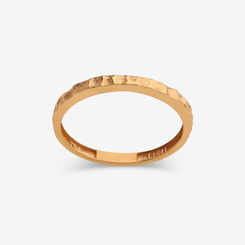 انگشتر طلا 18 عیار زنانه میو گلد مدل DG-R116 سایز 53