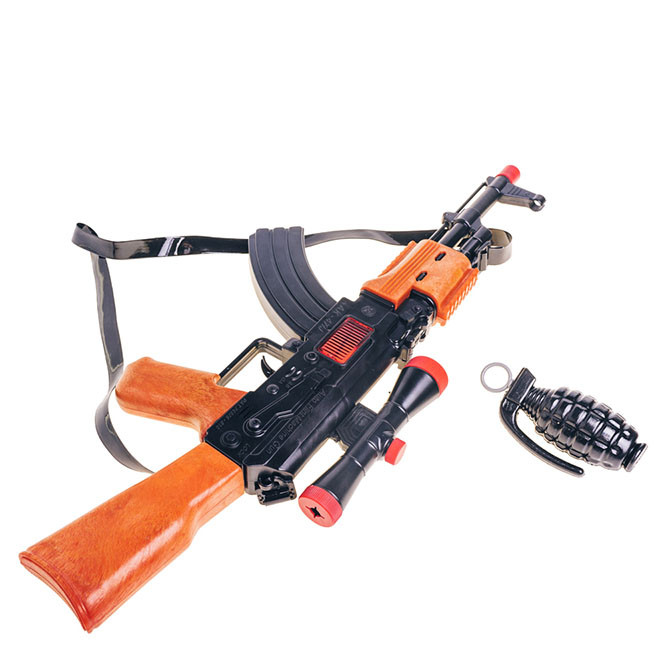 تفنگ بازی مدل LM6 مجموعه 6 عددی
