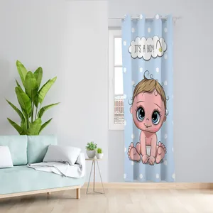  پرده مدل اتاق کودک پسرانه مخمل پانچی کد 1112 سایز 140x200 سانتی متر