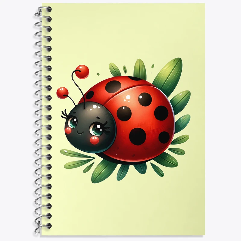 دفتر نت موسیقی 50 برگ خندالو طرح کفشدوزک کیوت کد N3321