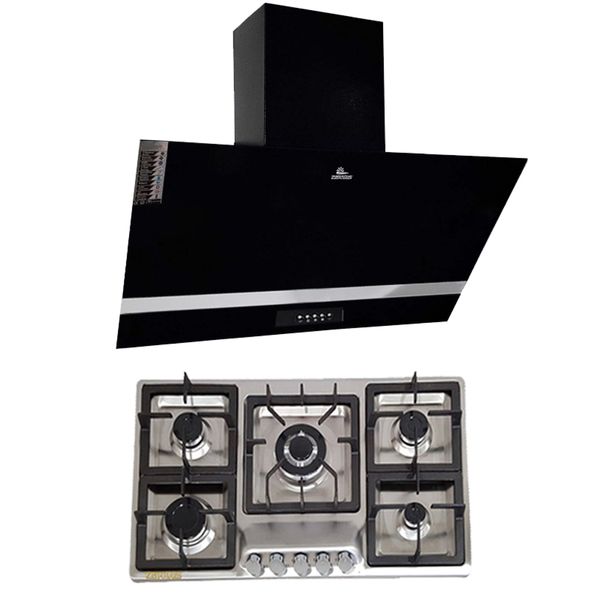 ست گاز و هود زرتوس مدل ZS1045003 ست گاز و هود زرتوس مدل ZS1045003