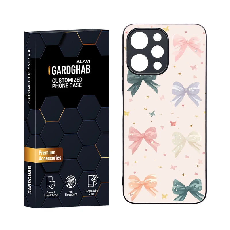 کاور گارد قاب مدل دورژله ای دخترانه مناسب برای گوشی موبایل شیائومی Redmi 12 4G / 5G