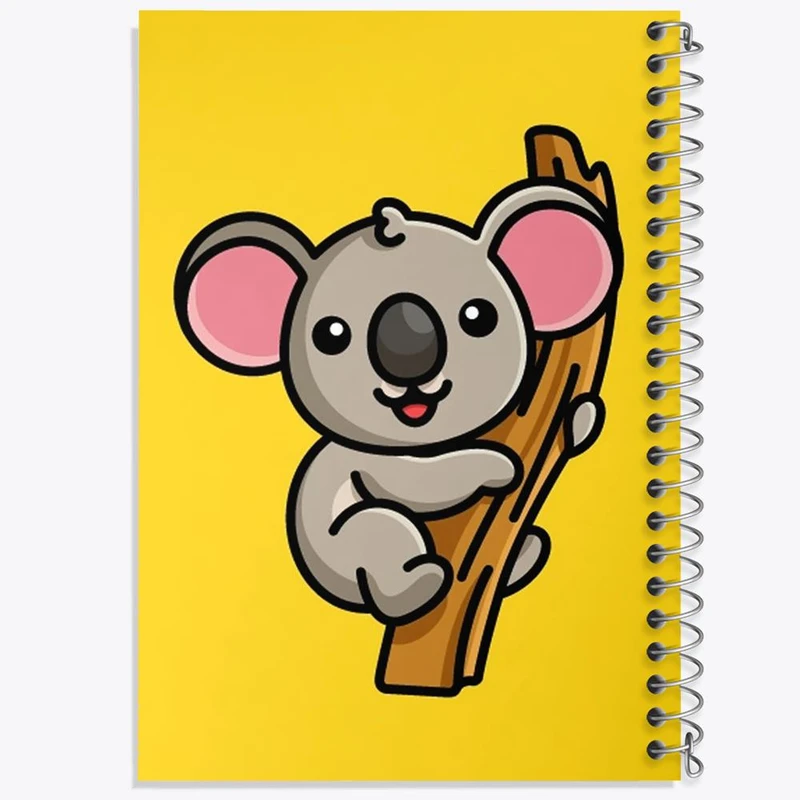 دفتر نقاشی 50 برگ خندالو مدل حیوانات بامزه کوالا کد 28179