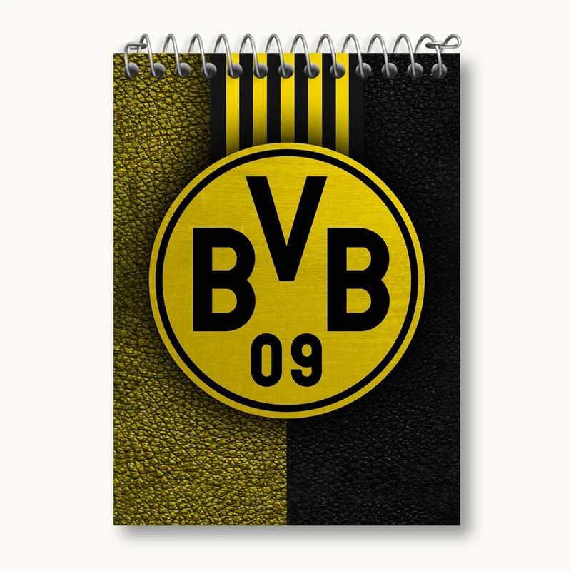 دفتر یادداشت 50 برگ خندالو مدل باشگاه دورتموند کد 27434