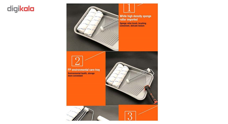 غلتک نقاشی 4 تکه هاردن مدل RS134