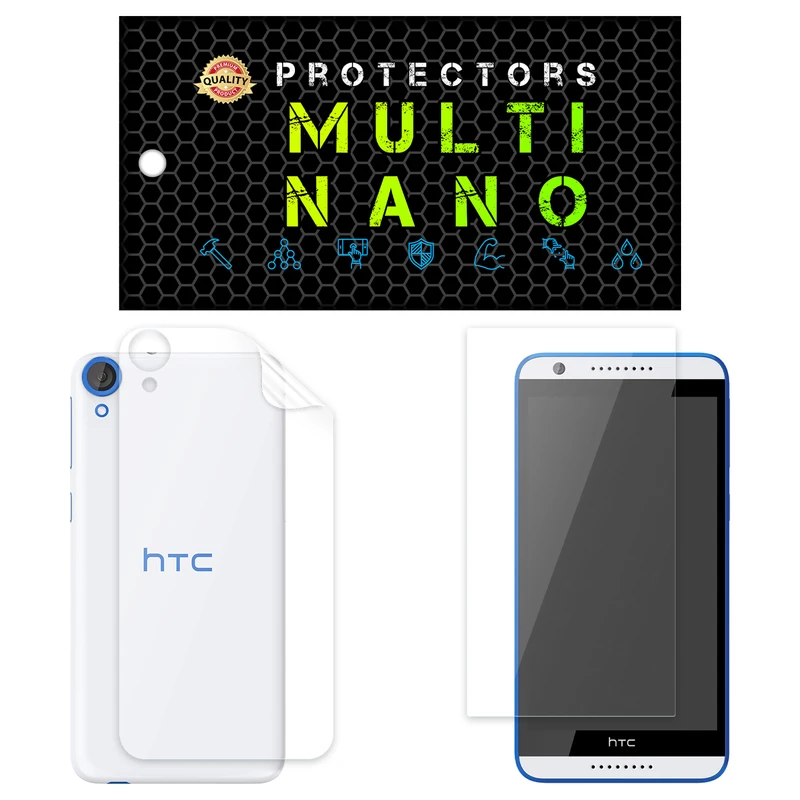 محافظ صفحه نمایش مولتی نانو مدل X-SFT مناسب برای گوشی موبایل اچ تی سی Desire 820 به همراه محافظ پشت