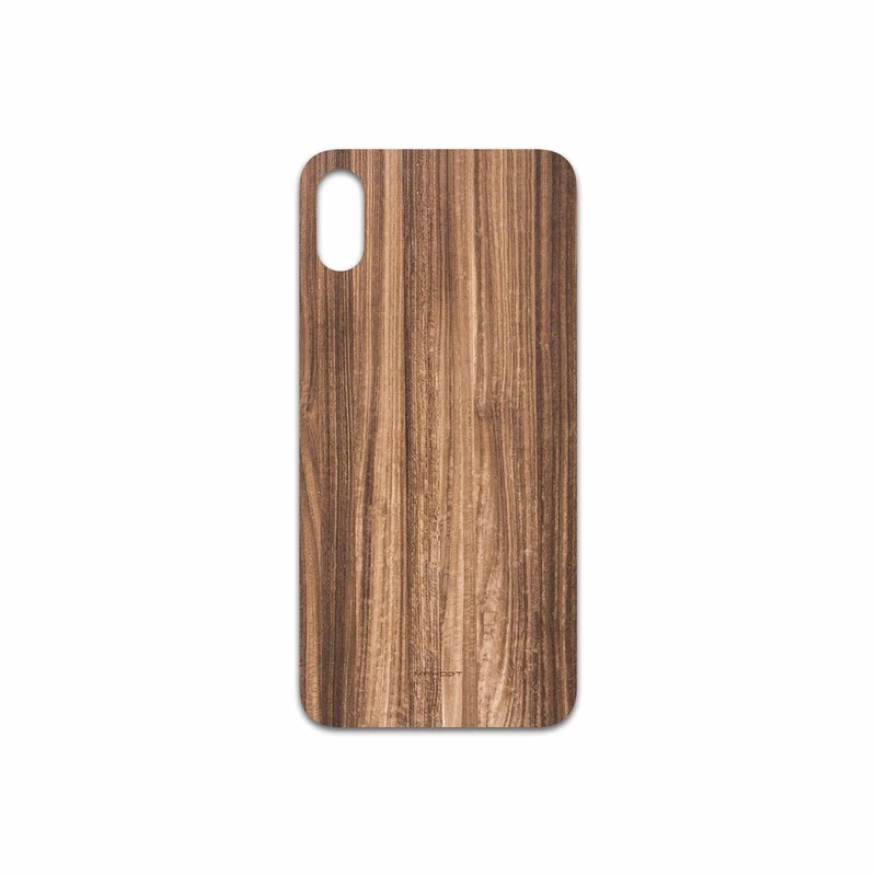 برچسب پوششی ماهوت مدل Light Walnut Wood مناسب برای گوشی موبایل اپل iPhone XS