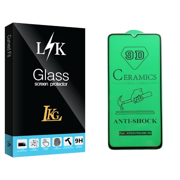 محافظ صفحه نمایش سرامیکی ال کا جی مدل LK Glass مناسب برای گوشی موبایل سامسونگ Galaxy A70
