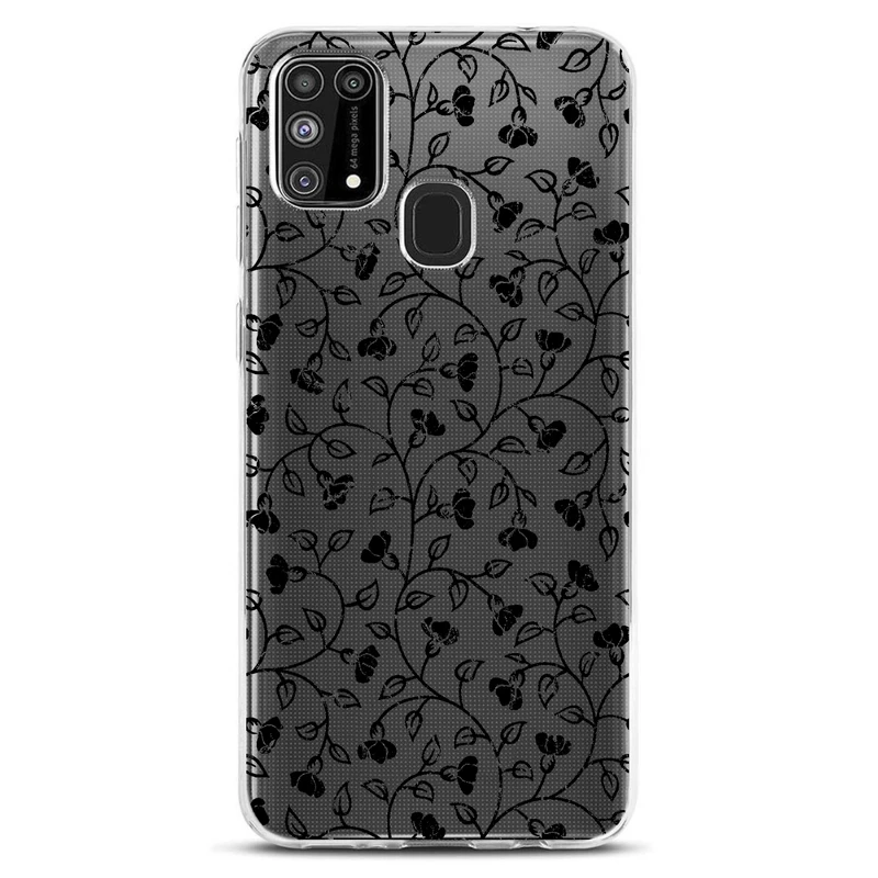 کاور مگافون طرح گل مدل C42-B مناسب برای گوشی موبایل سامسونگ Galaxy M31 