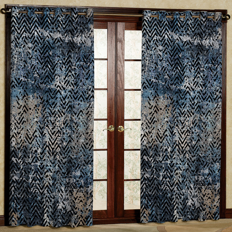 پرده بارمان دکور طرح آنا مدل مخمل پانچی کد27 4126 W سایز 140x280 سانتی متر