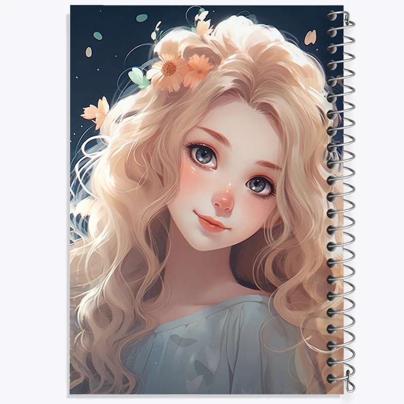 دفتر ژورنال نویسی 50 برگ خندالو مدل نقطه ای طرح دخترانه کد F2628