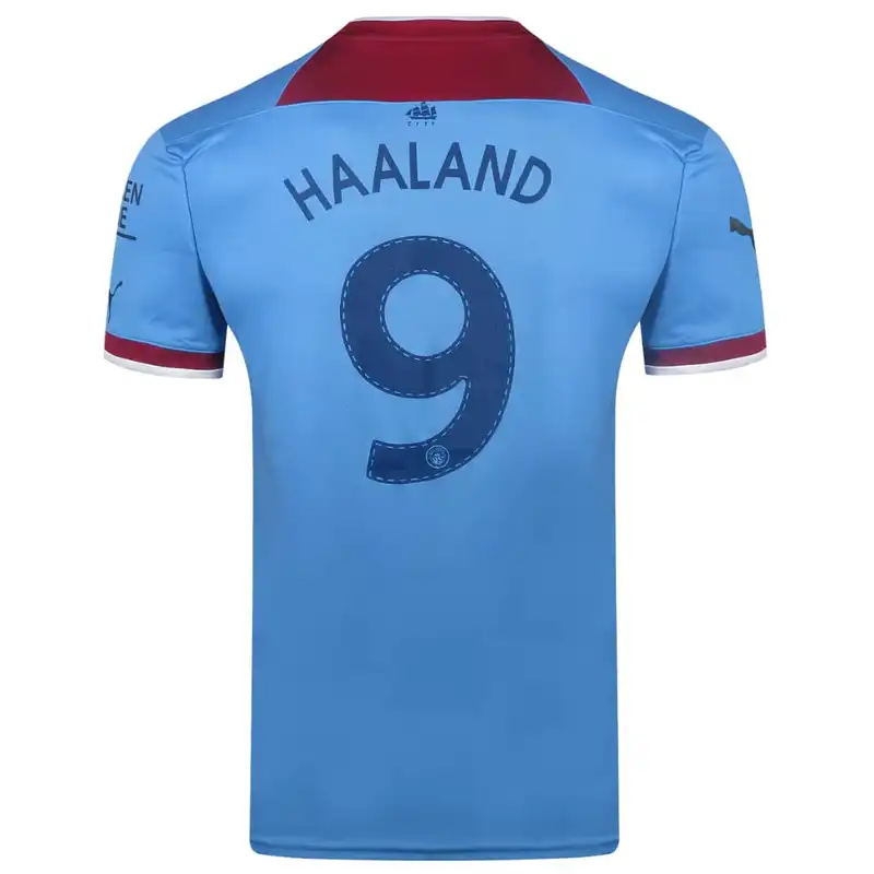 ست5 تکه لباس ورزشی مردانه  مدل هالند2023 طرح منچسترسیتی