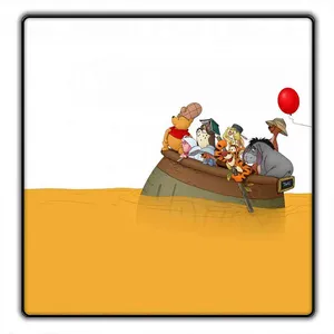 زیر لیوانی مدل POOH کد 003