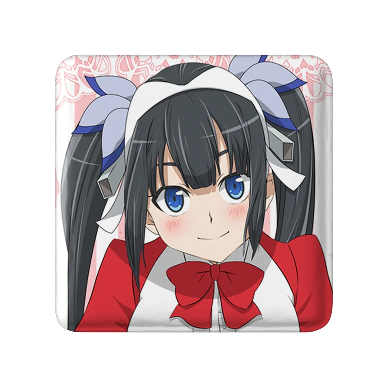 مگنت خندالو طرح هستیا انیمه دانماچی مدل مربعی کد 33566