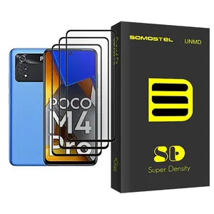 Somastel SD Glass MIX003 Screen Protector For Xiaomi Poco M4 Pro Pack Of 3