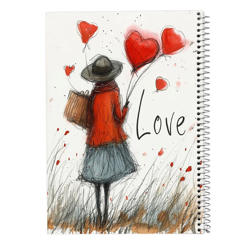 دفتر شطرنجی 50 برگ مدوپد طرح فانتزی کد DF16485