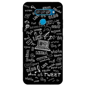 Megafone Social Media 1898 Cover For LG Q60