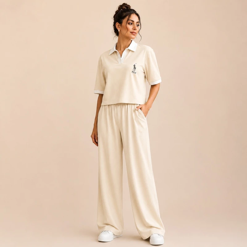 ست لباس روزمره زنانه مدل polo12 ست 2 تکه