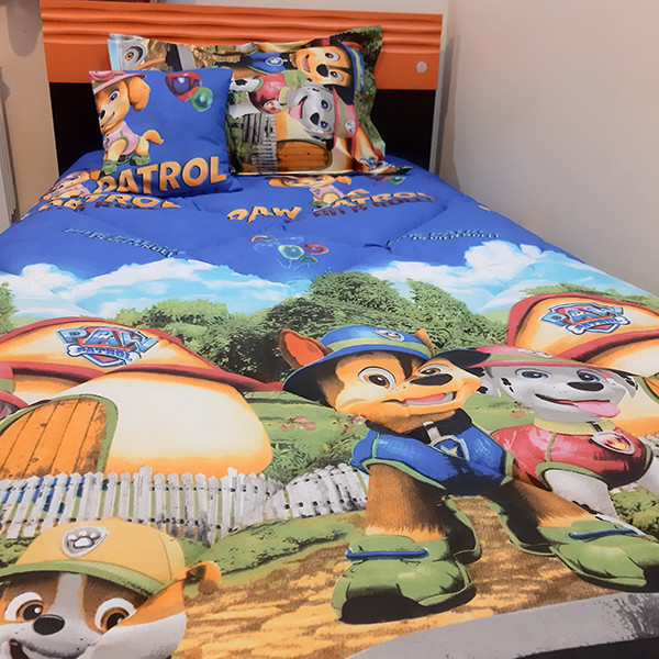 سرویس روتختی مدل PAW Patrol یک نفره 4 تکه